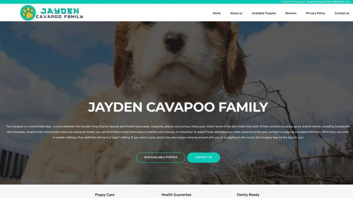 Jaydencavapoofamily.com - Cavapoo Puppy Scam Review