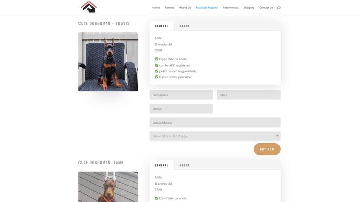 Johndobermanhome.com - Doberman Pinscher Puppy Scam Review