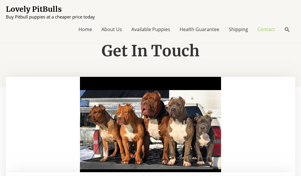 Lovelypitbulls.com - Pit Bull Puppy Scam Review