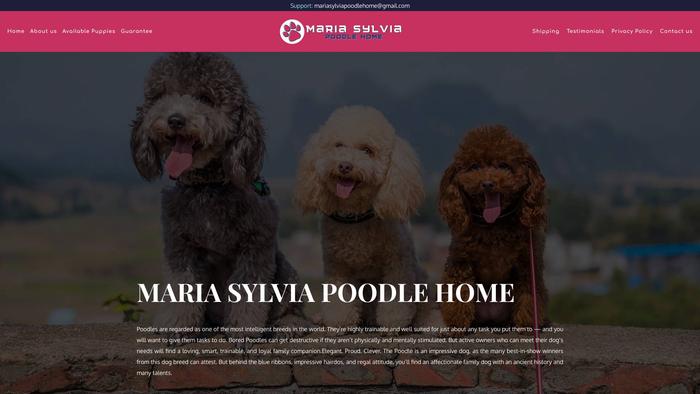 Mariasylviapoodlehome.com - Poodle Puppy Scam Review