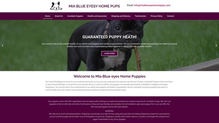 Miablueeyeshomepups.com - French Bulldog Puppy Scam Review