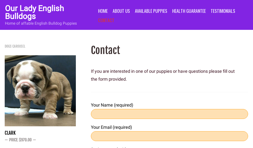 Ourladyenglishbulldogs.com - English Bulldog Puppy Scam Review