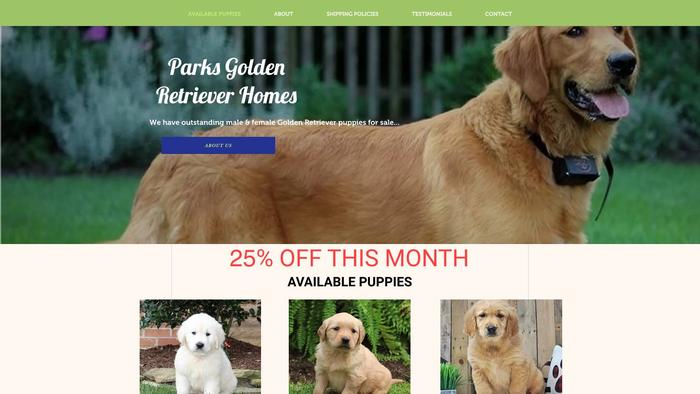 Parksgoldenretrieverhomes.com - Golden Retriever Puppy Scam Review