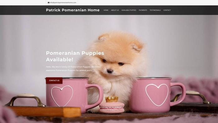 Patrickpomeranianhome.com - Pomeranian Puppy Scam Review