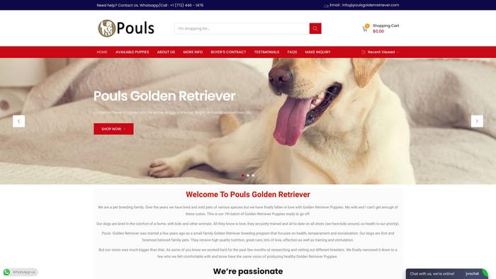 Poulsgoldenretriever.com - Golden Retriever Puppy Scam Review