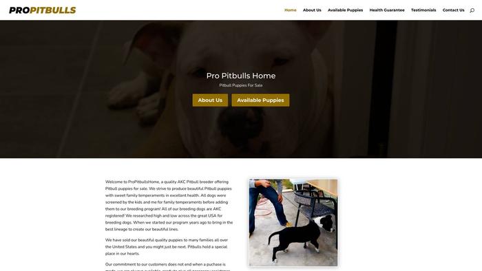 Propitbullshome.com - Pit Bull Puppy Scam Review