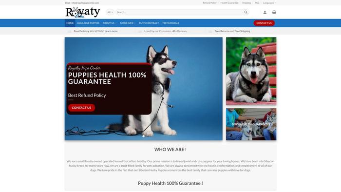 Royaltypupscenter.com - Husky Puppy Scam Review