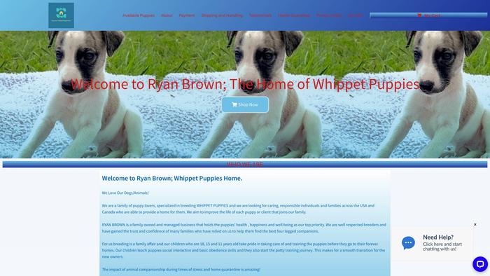 Ryanbrownwhippedpuppieshome.com - Whippet Puppy Scam Review