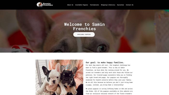 Saminfrenchies.com - French Bulldog Puppy Scam Review