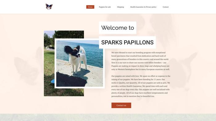 Sparkspapillons.com - Papillon Puppy Scam Review