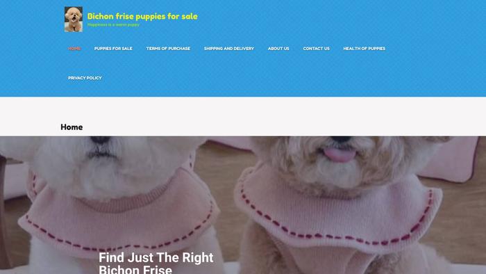 Starbichonfrisepups.store - Bichon Frise Puppy Scam Review