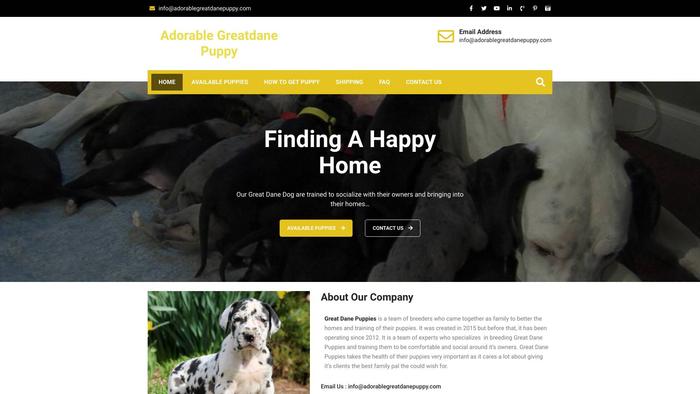 Adorablegreatdanepuppy.com - Great Dane Puppy Scam Review