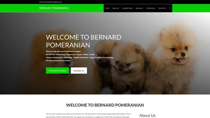 Bernardpomeranian.com - Pomeranian Puppy Scam Review