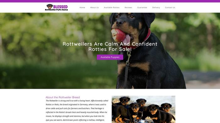 Blessedrottweilerpuppieshome.com - Rottweiler Puppy Scam Review