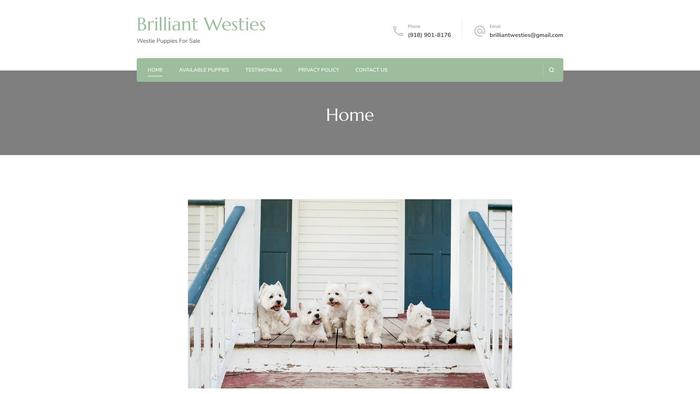 Brilliantwesties.com - Terrier Puppy Scam Review