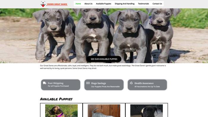 Crowngreatdanes.com - Great Dane Puppy Scam Review