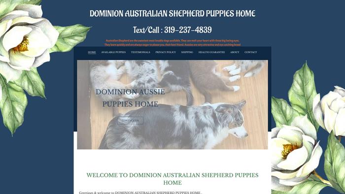 Dominionaustralianshepherd.com - Germanshepherd Puppy Scam Review