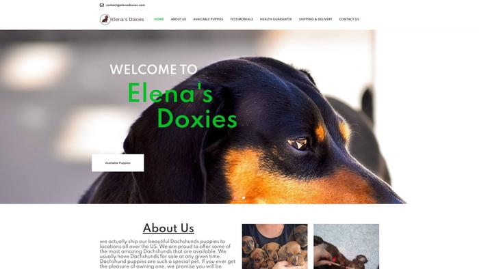 Elenadoxies.com - Dachshund Puppy Scam Review