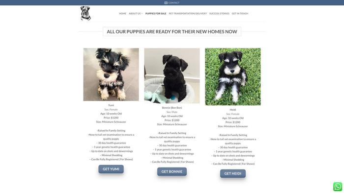 Eliteminischnauzers.com - Schnauzer Puppy Scam Review