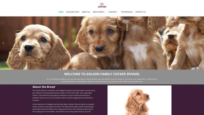 Goldenfamilycockerspaniel.com - Cockerspaniel Puppy Scam Review