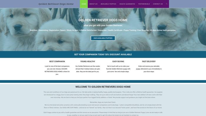 Goldenretrieverdogshome.com - Golden Retriever Puppy Scam Review