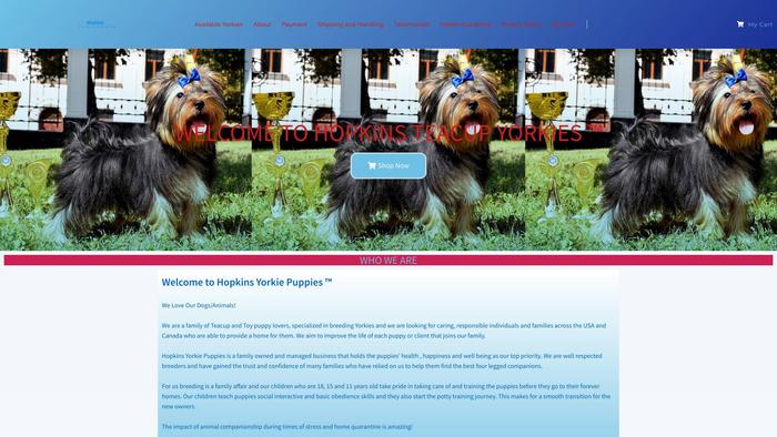 Hopkinsyorkiepups.com - Terrier Puppy Scam Review