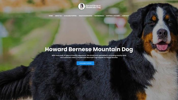 Howardbernesemountaindog.com - Bernese Mountain Dog Puppy Scam Review