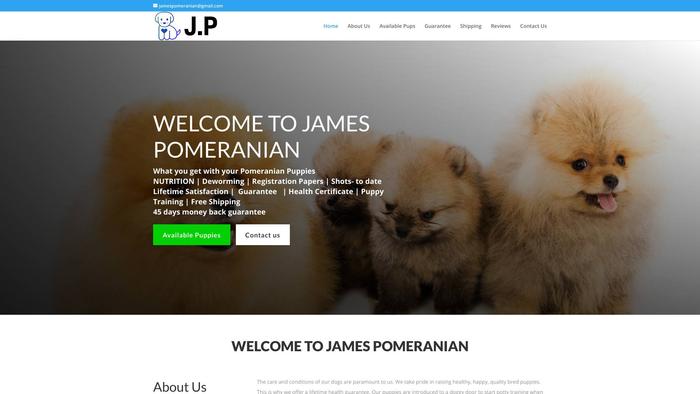 Jamespomeranian.com - Pomeranian Puppy Scam Review