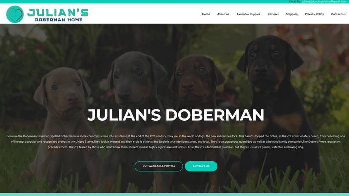 Juliansdobermanhome.com - Doberman Pinscher Puppy Scam Review