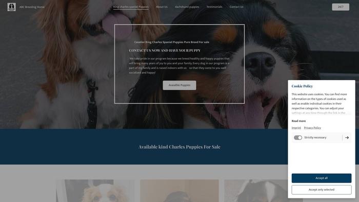 Kingcharlesfamilypups.com - Cavalier King Charles Spaniel Puppy Scam Review