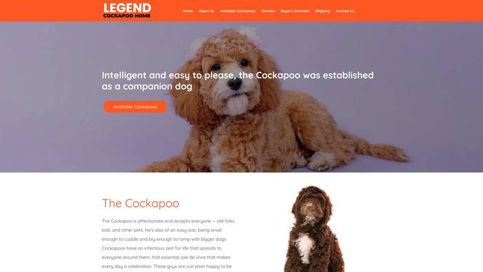 Legendcockapoohome.com - Cockapoo Puppy Scam Review