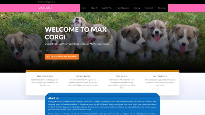 Maxcorgi.com - Corgi Puppy Scam Review