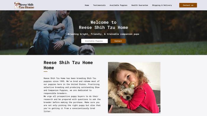 Reeseshihtzuhome.com - Shihtzu Puppy Scam Review