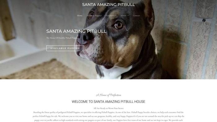 Santaamazingpitbull.com - Pit Bull Puppy Scam Review