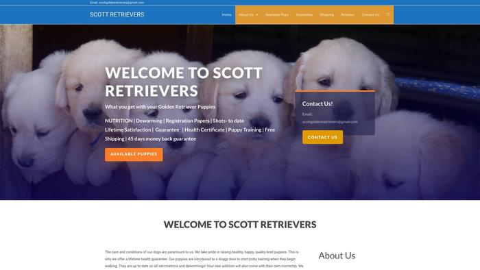 Scottretrievers.com - Golden Retriever Puppy Scam Review