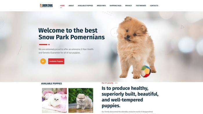 Snowsparkpomeranians.com - Pomeranian Puppy Scam Review