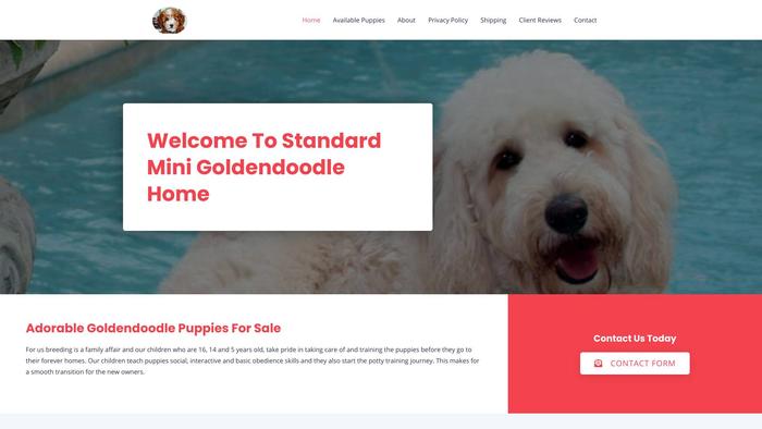 Standardminigoldendoodlehome.com - Golden Doodle Puppy Scam Review