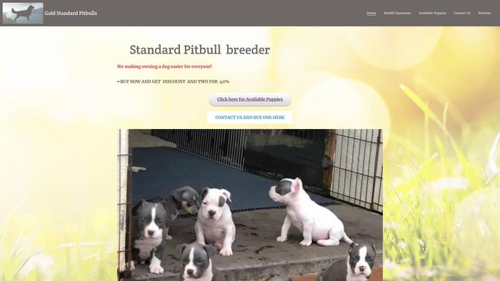 Standardpitbullpuppiesusa.com - Pit Bull Puppy Scam Review