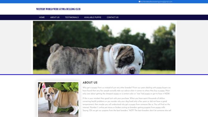 Westernworldwidegunmabulldogclub.com - Bulldog Puppy Scam Review