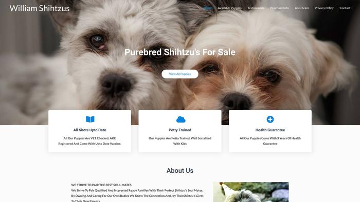 Williamshihtzus.com - Shihtzu Puppy Scam Review