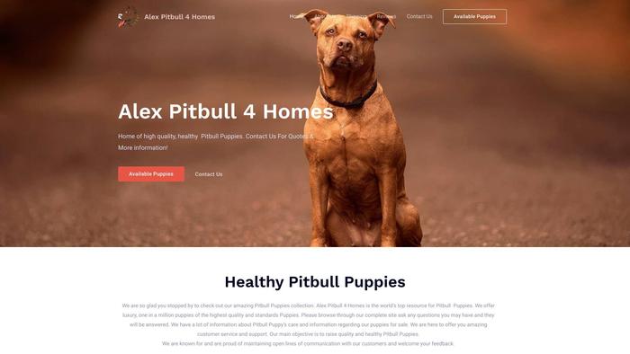 Alexpitbull4homes.com - Pit Bull Puppy Scam Review