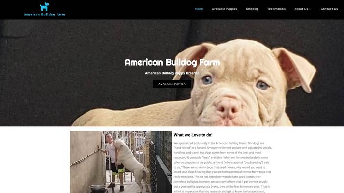 Americanbulldog-farm.com - Bulldog Puppy Scam Review