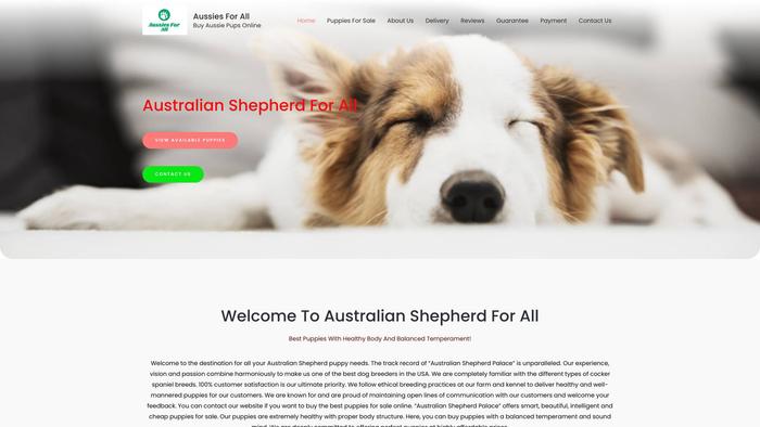 Australianshepherdforall.com - Germanshepherd Puppy Scam Review