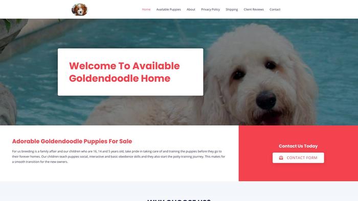 Availablegoldendoodleshome.com - Golden Doodle Puppy Scam Review