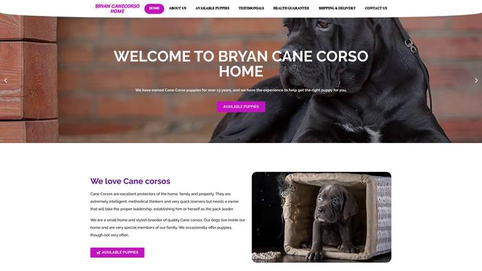 Bryancanecorsohome.com - Cane Corso Puppy Scam Review