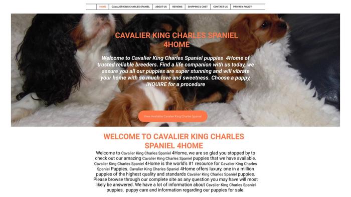 Cavalierkingcharlesspaniel4homes.com - Cavalier King Charles Spaniel Puppy Scam Review