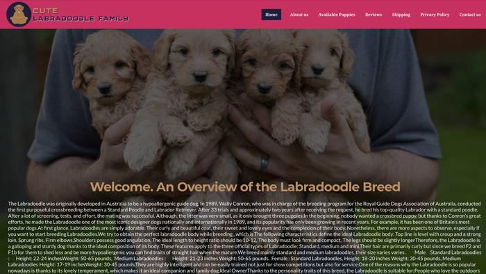 Cutelabradoodlefamily.com - Labradoodle Puppy Scam Review