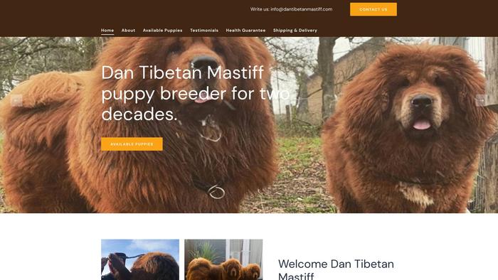 Dantibetanmastiff.com - Tibetan Mastiff Puppy Scam Review