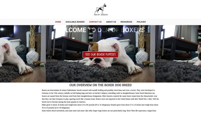 Denofboxers.com - Boxer Puppy Scam Review