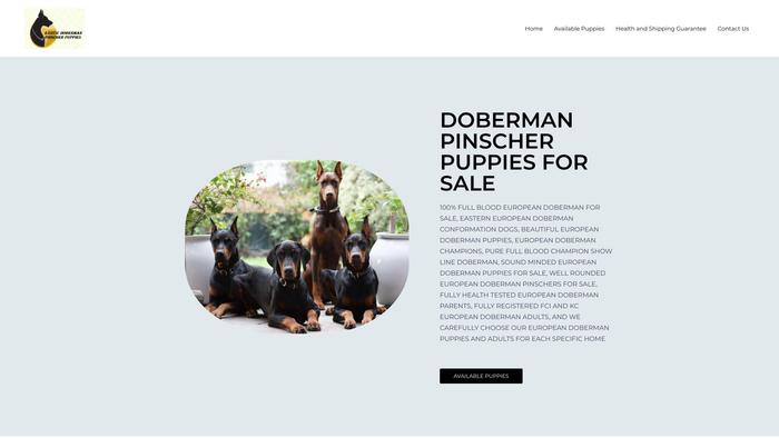 Dobermanpinescher.com - Doberman Pinscher Puppy Scam Review